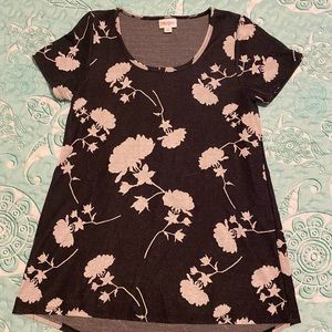 Lularoe floral print shirt, XXS